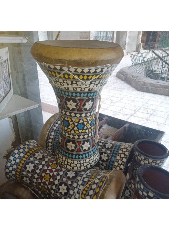 Large wooden drum - Image 3